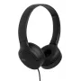 Austiņas JVC HA-S33UC binauālas vadu austiņas ar galvas loku, 2 draiveri 29,7 mm, 20–20000 Hz, 1,2 m kabelis, iebūvēts mikrofons, melns