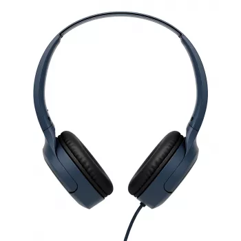 Vadu austiņas JVC HA-S33UCAU, binaurālas, galvas stīpa, USB-C, 2 draiveri 2,97 cm, 20–20000 Hz, kabelis 1,2 m, zilas