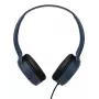 Vadu austiņas JVC HA-S33UCAU, binaurālas, galvas stīpa, USB-C, 2 draiveri 2,97 cm, 20–20000 Hz, kabelis 1,2 m, zilas
