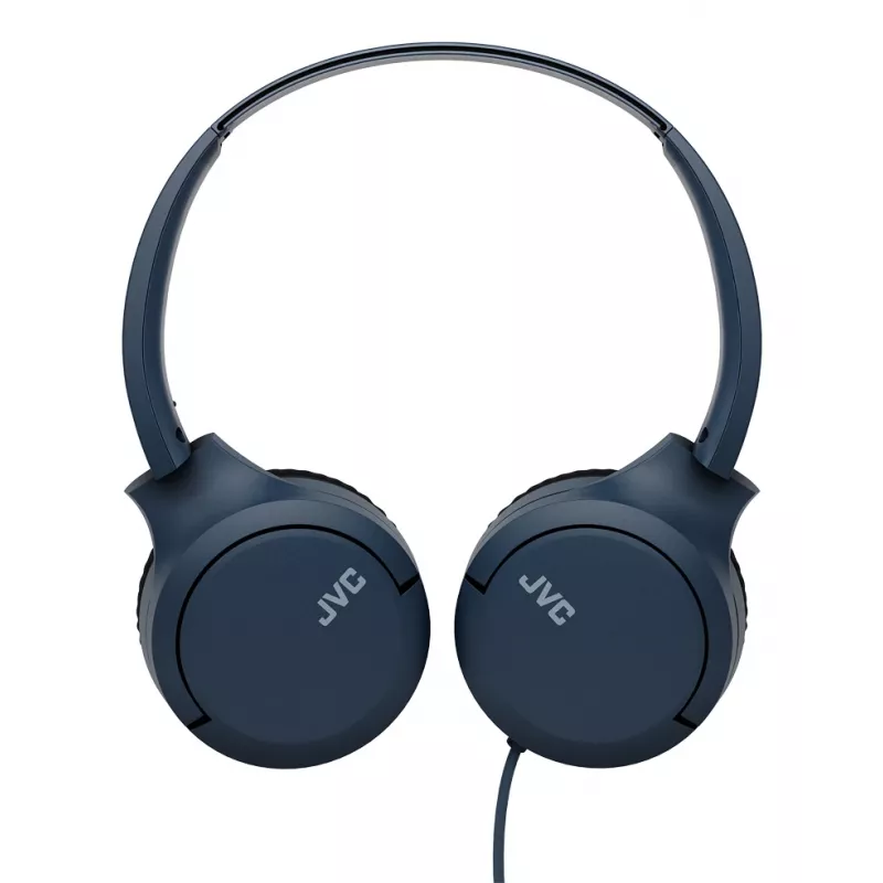 Vadu austiņas JVC HA-S33UCAU, binaurālas, galvas stīpa, USB-C, 2 draiveri 2,97 cm, 20–20000 Hz, kabelis 1,2 m, zilas