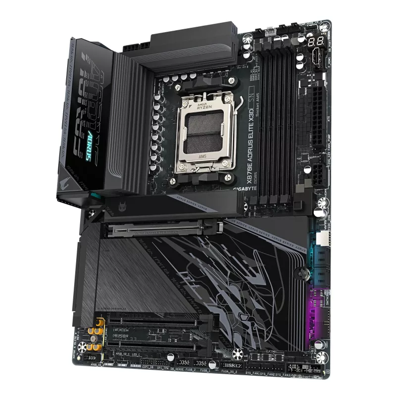 Mātesplate GIGABYTE X870E AORUS ELITE X3D, AMD AM5, ATX