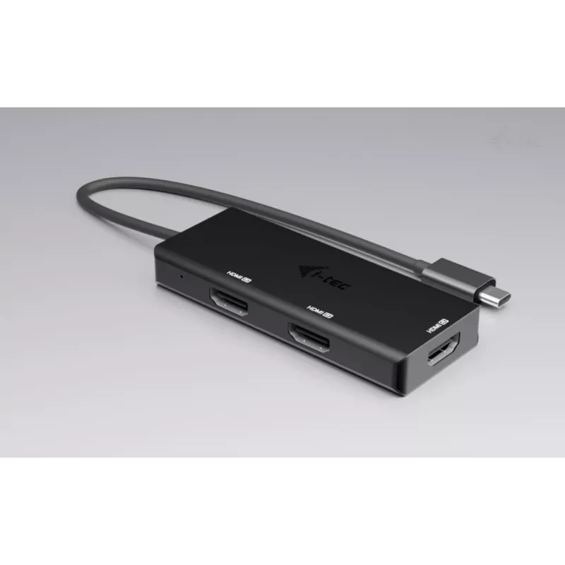 i-tec USB-C Triple 4K HDMI video adapteris, Power Delivery 100W