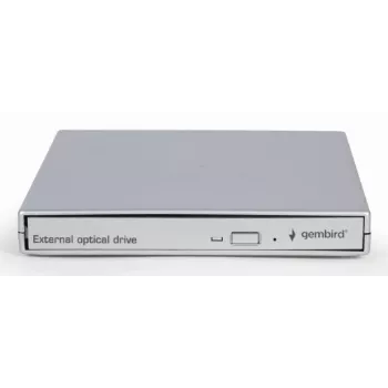 GEMBIRD Ārējais USB DVD diskdzinis, sudraba krāsa
