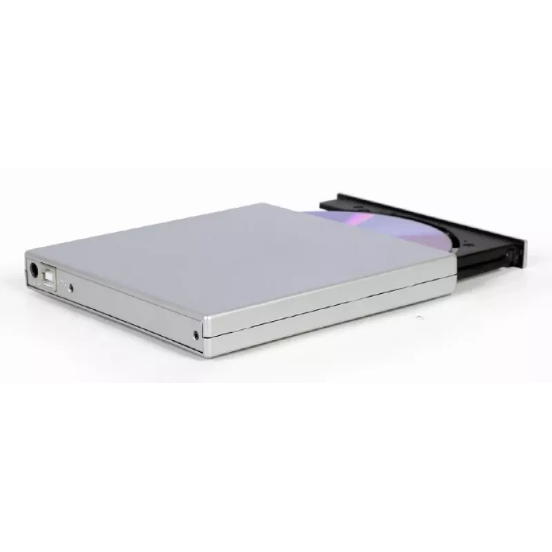 GEMBIRD Ārējais USB DVD diskdzinis, sudraba krāsa