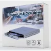 GEMBIRD Ārējais USB DVD diskdzinis, sudraba krāsa