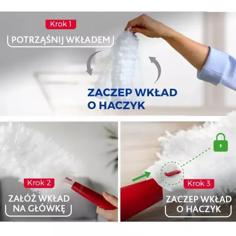 Putekļu slotiņas uzpildes komplekts VILEDA Flex&Catch 177662 - 10 rezerves ieliktņi