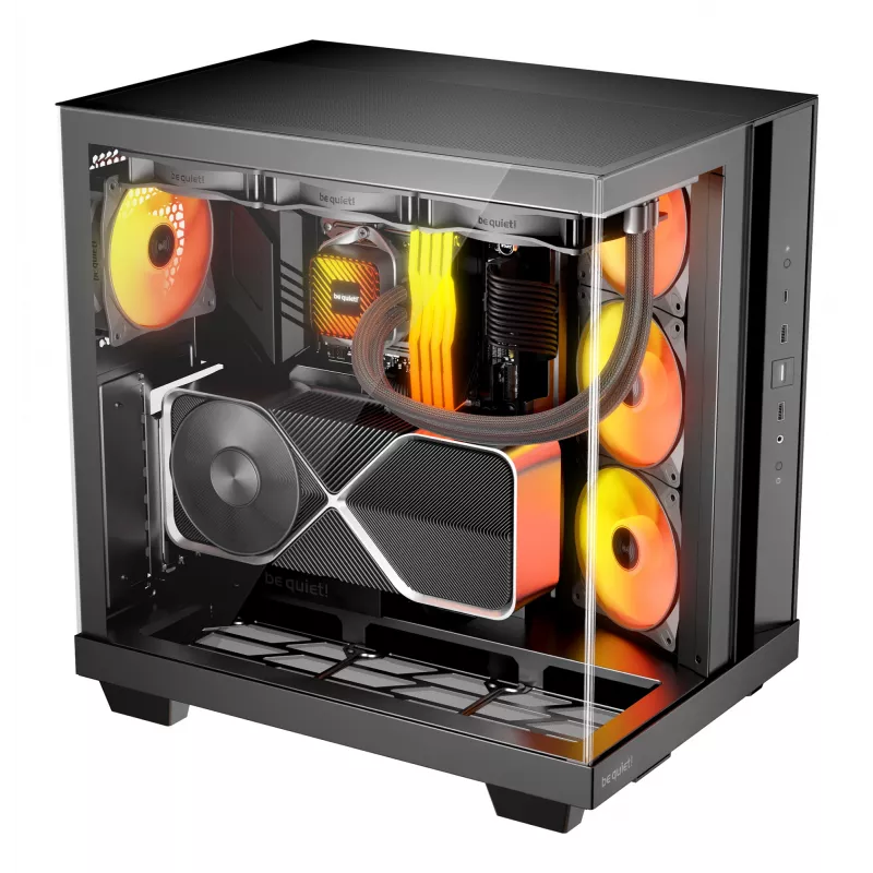 PC korpuss be quiet! Light Base 500 LX Melns Midi Tower ATX 3x 120 mm ventilatori