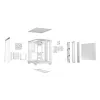 PC korpuss be quiet Light Base 500 LX balta Midi Tower ATX/PS2 PSU atbalsts 3x120 mm priekšā 1x120 mm aizmugurē atbalsta 2,5/3,5 collu diskus 305×436×432 mm