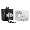 be quiet! Pure Wings 3 120mm | PWM Reverse balta Triple-Pack Computer case Fan 12 cm 3 gab.