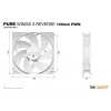 be quiet! Pure Wings 3 120mm | PWM Reverse balta Triple-Pack Computer case Fan 12 cm 3 gab.