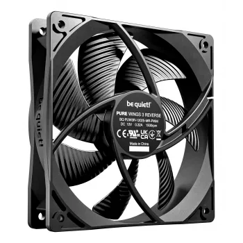 be quiet Pure Wings 3 120mm | PWM Reverse Triple-Pack datora korpusa ventilators 12 cm Melns 3 gab.