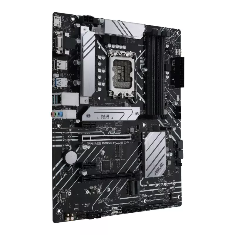 Mātesplate ASUS PRIME B660-PLUS D4 — Intel B660, LGA 1700, ATX, DDR4, 4× DIMM, 128 GB, 3× M.2, 2.5 Gb LAN