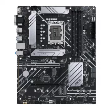 Mātesplate ASUS PRIME B660-PLUS D4 — Intel B660, LGA 1700, ATX, DDR4, 4× DIMM, 128 GB, 3× M.2, 2.5 Gb LAN