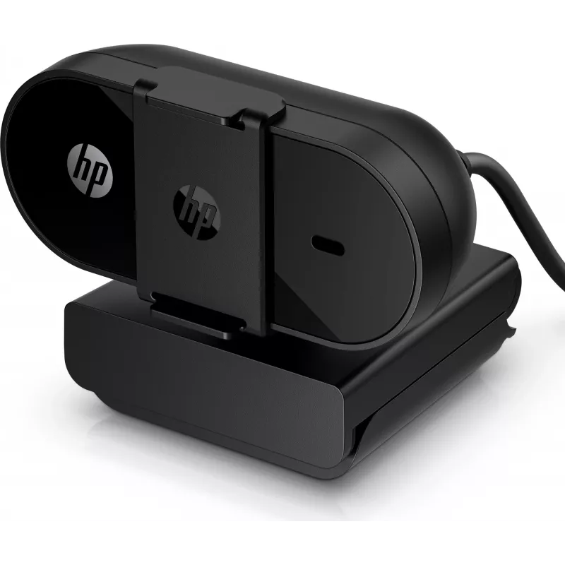 HP 320 FHD tīmekļa kamera, 1920 x 1080 pikseļi, Full HD, 30 kadri sekundē, Mājas, USB, melna