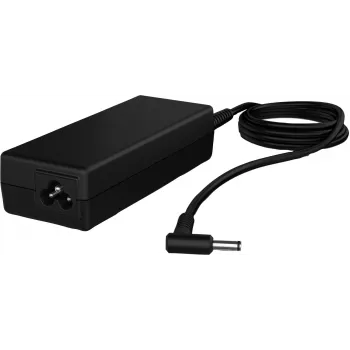 HP 90W Smart AC Adapter W5D55AA#ABB portatīvajiem datoriem, 19 V, 4,5 mm spraudnis, lietošanai telpās, melns