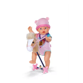 Leļļu aksesuāru komplekts ZAPF BABY born Hobby Horsing Set 43 cm lellēm, daudzkrāsains, no 3 gadu vecuma