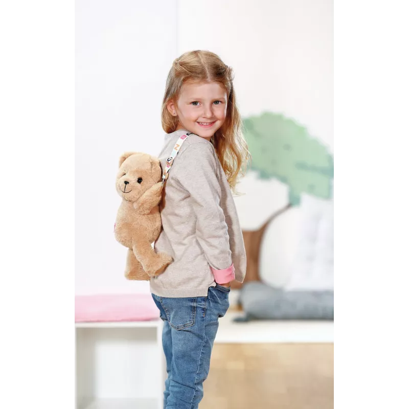 Rotaļu lācīša somiņa ZAPF BABY born Teddy Bag — bērniem vecumā no 3 līdz 12 gadiem