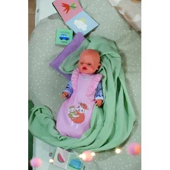 Leļļu guļammaiss ZAPF BABY born Guļammaiss Flower, auduma, salokāms, vecumam no 3 gadiem