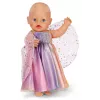 Leļļu kleita ZAPF BABY born Varavīksnes naktskrekls 3–12 gadiem, tekstila, daudzkrāsu, salokāma