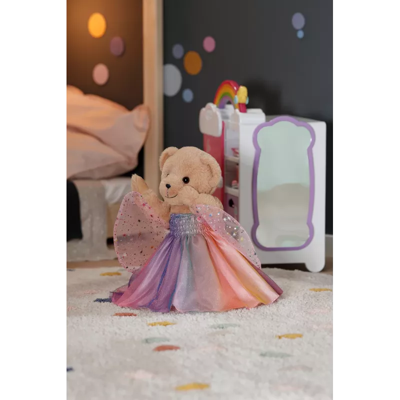 Leļļu kleita ZAPF BABY born Varavīksnes naktskrekls 3–12 gadiem, tekstila, daudzkrāsu, salokāma