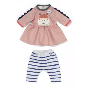 Lelles kleita ZAPF BABY born Dress Jungle 36 cm lellēm, daudzkrāsaina, salokāma, no 1 gada