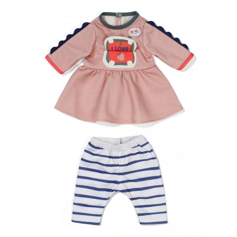 Lelles kleita ZAPF BABY born Dress Jungle 36 cm lellēm, daudzkrāsaina, salokāma, no 1 gada