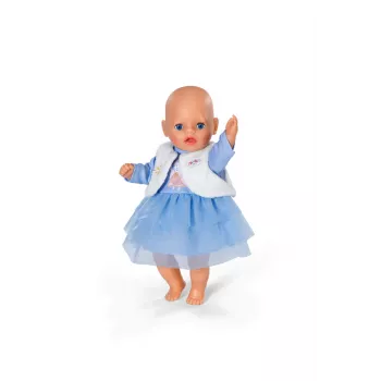 Leļļu kleita ZAPF BABY born ziemas kleita 36 cm lellēm, daudzkrāsu, salokāma, vecumam no 1 gada