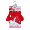Leļļu kleita ZAPF BABY born Ziemassvētku kleita 43 cm lellēm, tekstils, daudzkrāsaina, salokāma, vecums 3–12
