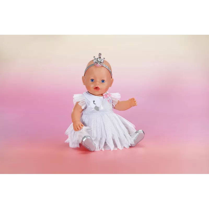 Leļļu apģērbu komplekts ZAPF BABY born Balerīnas tērps 43 cm lellēm, daudzkrāsains, ieteicamais vecums 3+