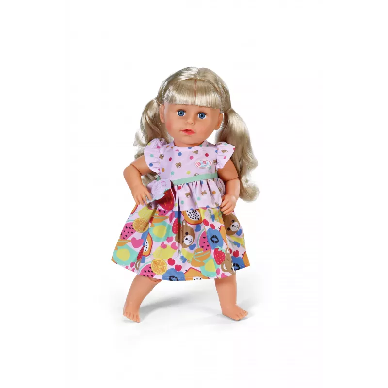 Leļļu kleita ZAPF BABY born Dress Fruit 43 cm lellēm, daudzkrāsaina, salokāma, vecumam 3+