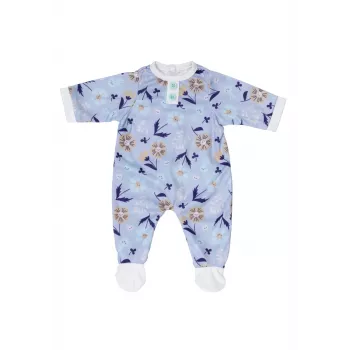 Leļļu kombinezons ZAPF BABY born Kombinezons zils 43 cm lellēm, audums, salokāms, vecumam 3+