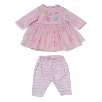 Leļļu apģērbu komplekts ZAPF BABY born Dress Rose 36 cm lellēm, daudzkrāsains, salokāms, vecumam 1+