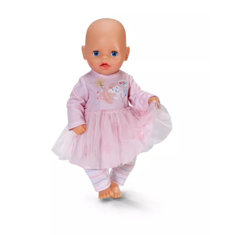 Leļļu apģērbu komplekts ZAPF BABY born Dress Rose 36 cm lellēm, daudzkrāsains, salokāms, vecumam 1+
