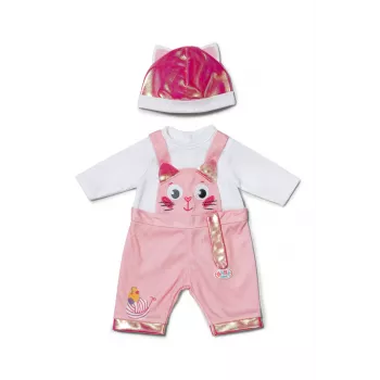 Leļļu apģērbu komplekts ZAPF BABY born Onesie ar cepuri 43 cm lellēm, daudzkrāsains, salokāms, vecumam 3+