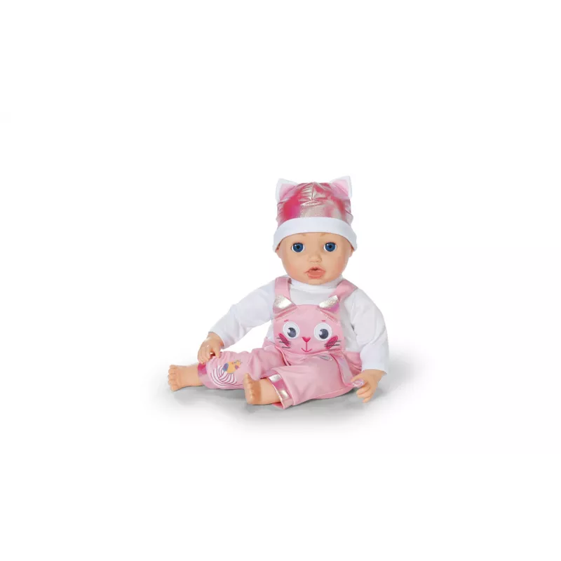 Leļļu apģērbu komplekts ZAPF BABY born Onesie ar cepuri 43 cm lellēm, daudzkrāsains, salokāms, vecumam 3+