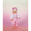 Leļļu apģērbu komplekts ZAPF BABY born Onesie ar cepuri 43 cm lellēm, daudzkrāsains, salokāms, vecumam 3+