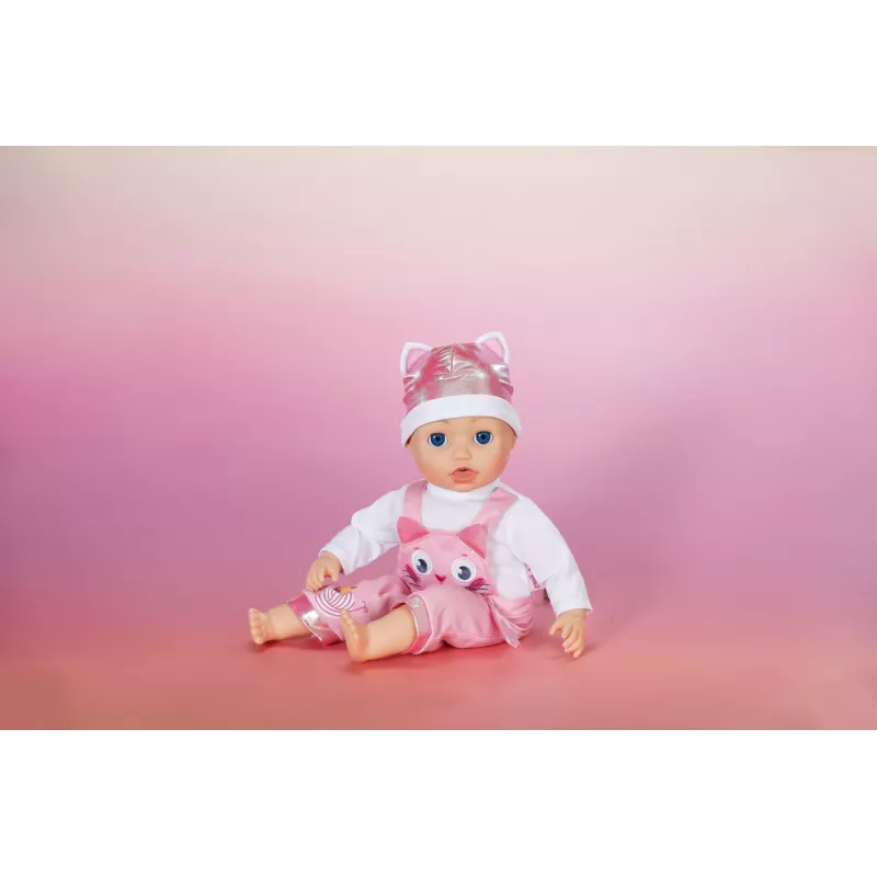 Leļļu apģērbu komplekts ZAPF BABY born Onesie ar cepuri 43 cm lellēm, daudzkrāsains, salokāms, vecumam 3+