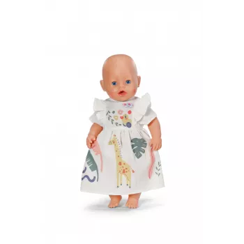 Leļļu kleita ZAPF BABY born Žirafe 43 cm lellēm, daudzkrāsaina, salokāma, vecums 3+