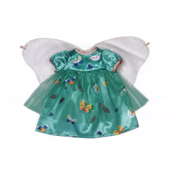 Leļļu kleita ZAPF BABY born Fairy Dress with Wings 43 cm lellēm, daudzkrāsu, salokāma, no 3 gadu vecuma
