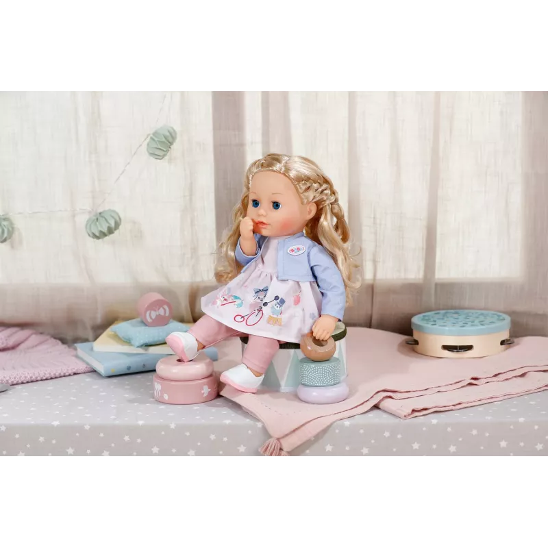 Lelle ZAPF BABY born Sophia Rose 36 cm — audums un plastmasa, daudzkrāsains, vecumam no 3 gadiem