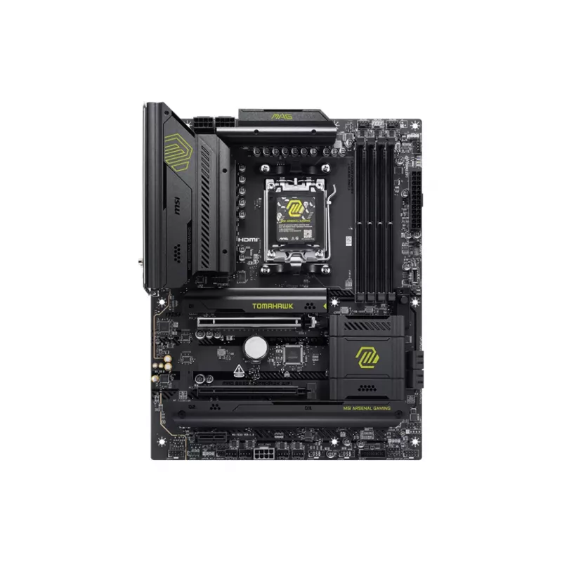 MSI MAG B850 TOMAHAWK WIFI mātesplate, AMD B850, Socket AM5, ATX, DDR5, 4× DIMM, līdz 256 GB, 5 GbE, Wi‑Fi 7