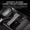 PC Midi Tower korpuss CORSAIR FRAME 5000D RS — melns, ATX/EATX atbalsts, 3x140 mm priekšējie ventilatori, rūdīts stikls, 250×556×542 mm