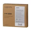 Interfeisa karte LOGILINK PC0031 — PCIe resursdators, vadu savienojums, 1 Mbit/s