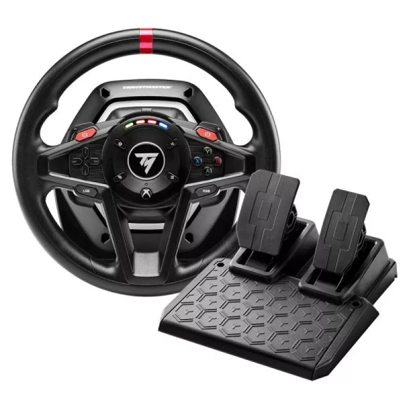 Thrustmaster T128 Melns USB stūre + pedāļi Analogā PC, Xbox One, Xbox Series S, Xbox Series X