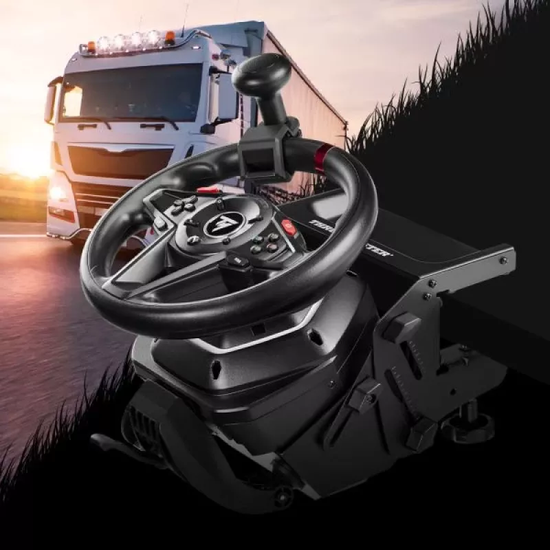 Thrustmaster T128 Melns USB stūre + pedāļi Analogā PC, Xbox One, Xbox Series S, Xbox Series X