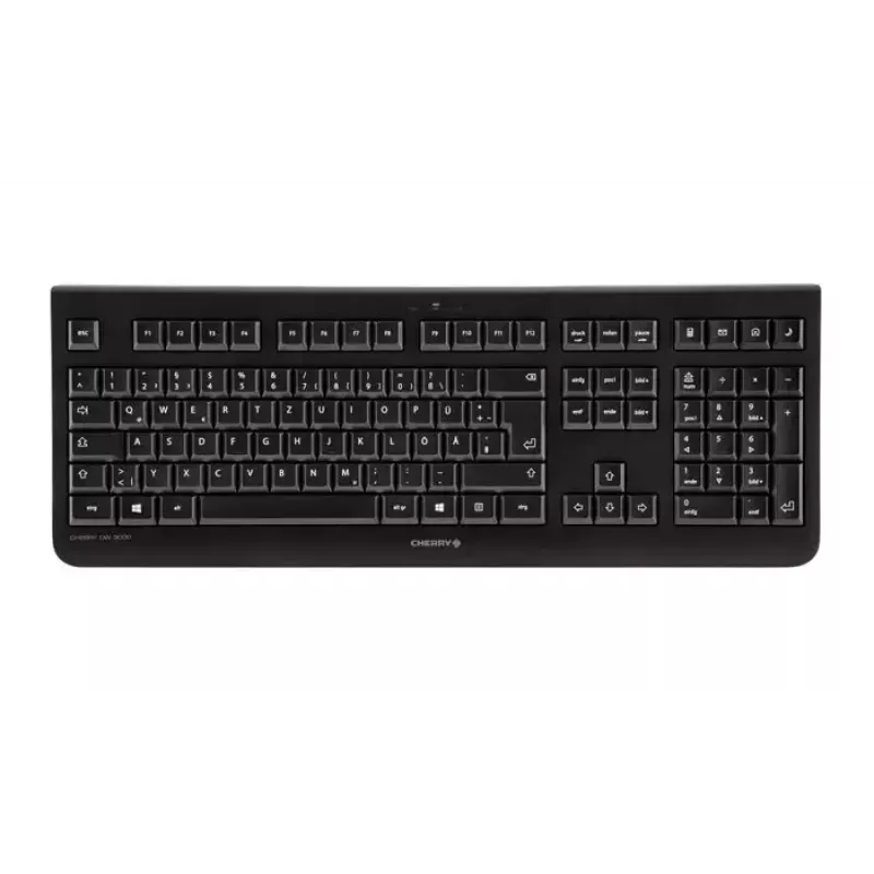 CHERRY DW 3000 tastatūra Pele iekļauta Universāls RF Bezvadu AZERTY Franču Melna
