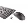 CHERRY DW 3000 tastatūra Pele iekļauta Universāls RF Bezvadu AZERTY Franču Melna