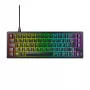 CHERRY K5V2 Compact spēļu tastatūra, USB, QWERTZ, vācu izkārtojums, melna, 68 taustiņi, RGB LED