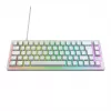 CHERRY K5V2 kompakta tastatūra spēlēm USB QWERTZ vācu balta 68 taustiņi RGB LED