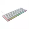 CHERRY K5V2 kompakta tastatūra spēlēm USB QWERTZ vācu balta 68 taustiņi RGB LED